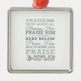 モダンな頌栄 メタルオーナメント