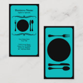 モダンな食器セット 名刺 (正面/裏面)