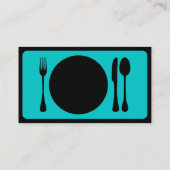 モダンな食器セット 名刺 (裏面)