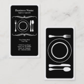 モダンな食器セット 名刺 (正面/裏面)