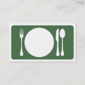 モダンな食器セット 名刺 (裏面)