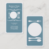 モダンな食器セット 名刺 (正面/裏面)