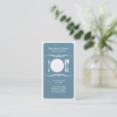 モダンな食器セット 名刺 (スタンド正面)