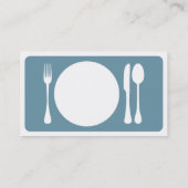 モダンな食器セット 名刺 (裏面)