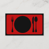 モダンな食器セット 名刺 (裏面)