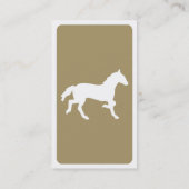 モダンな馬 名刺 (裏面)