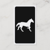 モダンな馬 名刺 (裏面)