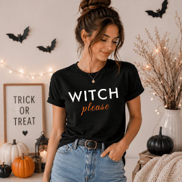 モダンな魔女にお願いします ハロウィンTシャツ – おもしろTシャツ Tシャツ