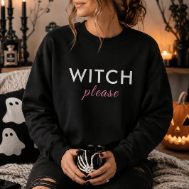 モダンな魔女のハロウィンTシャツ - トレンディーなTee スウェットシャツ