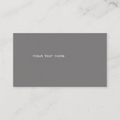 モダンな鳥の名刺 名刺 (裏面)