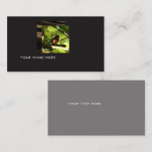 モダンな鳥の名刺 名刺 (正面/裏面)