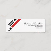 モダンな鳥 スキニー名刺 (裏面)