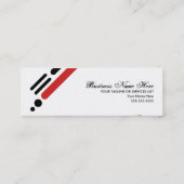 モダンな鳥 スキニー名刺 (裏面)