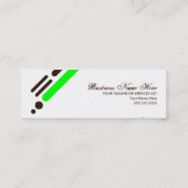 モダンな鳥 スキニー名刺 (裏面)