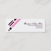 モダンな鳥 スキニー名刺 (裏面)