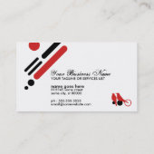 モダンな鳥 名刺 (裏面)