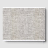 モダンな麻布 ゲストブック (裏面)