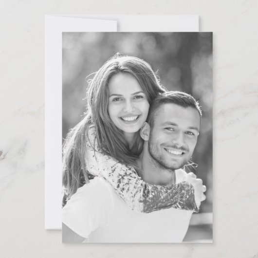 モダンな黄昏の水彩幾何学的なカリグラフィー セーブザデート (裏面)