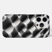 モダンな黒と白のオプアートスマホケース - 抽象的 Case-Mate iPhoneケース (裏面 (横))