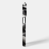 モダンな黒と白のオプアートスマホケース - 抽象的 Case-Mate iPhoneケース (裏面 / 右)