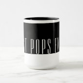 モダンな黒と白のベストPOPS | 最高のPOPS マグカップ (中央)