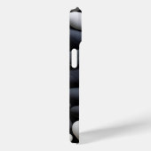 モダンな黒と白の禅ストーン柄 Case-Mate iPhoneケース (裏面 / 右)