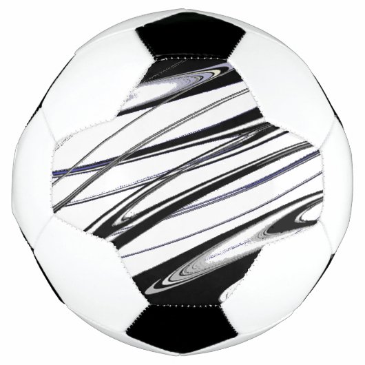 モダンな黒と白 サッカーボール (正面)