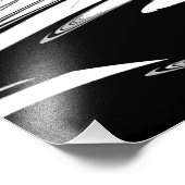 モダンな黒と白 フォトプリント            (角)