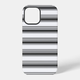 モダンな黒白ストライプ iPhone 12 PROケース