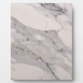 モダンな黒 灰色 ピンク 大理石パターン フォトプラーク (正面)