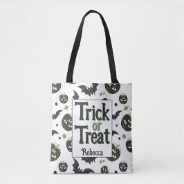 モダンな3つの目を持つカボチャのハロウィン キッズ トートバッグ