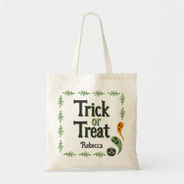 モダンな3つの目を持つカボチャのハロウィン キッズ トートバッグ