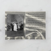 モダンな50周年結婚記念日 ゴールド カード (内部)