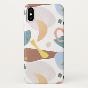 モダンな60年代は数々のな色刷のiPhoneの場合を抽出します iPhone X ケース