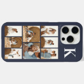 モダンな8枚の写真 グレー Case-Mate iPhoneケース (裏面 (横))