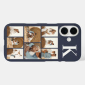 モダンな8枚の写真 グレー Case-Mate iPhoneケース (裏面 (横))