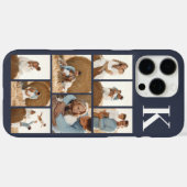モダンな8枚の写真 グレー Case-Mate iPhoneケース (裏面 (横))