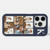 モダンな8枚の写真 グレー Case-Mate iPhoneケース (裏面 (横))