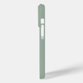 モダンな8枚の写真 セージグリーン Case-Mate iPhoneケース (裏面 / 左)
