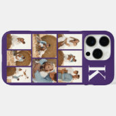 モダンな8枚の写真 パープル Case-Mate iPhoneケース (裏面 (横))