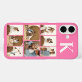モダンな8枚の写真 ピンク Case-Mate iPhoneケース (裏面 (横))