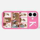 モダンな8枚の写真 ピンク Case-Mate iPhoneケース (裏面 (横))