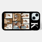 モダンな8枚の写真 ブラック Case-Mate iPhoneケース (裏面 (横))