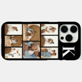 モダンな8枚の写真 ブラック Case-Mate iPhoneケース (裏面 (横))