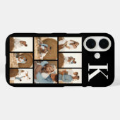 モダンな8枚の写真 ブラック Case-Mate iPhoneケース (裏面 (横))