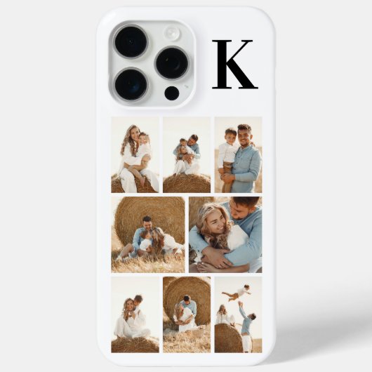 モダンな8枚の写真 ホワイト Case-Mate iPhoneケース (裏面)
