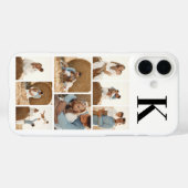 モダンな8枚の写真 ホワイト Case-Mate iPhoneケース (裏面 (横))