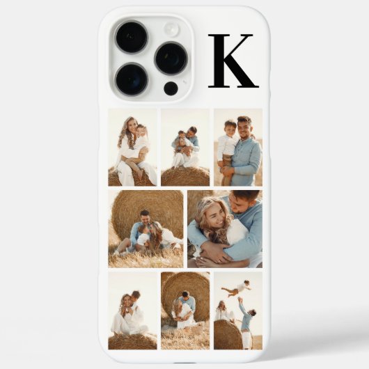 モダンな8枚の写真 白 Case-Mate iPhoneケース (裏面)
