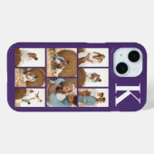 モダンな8枚の写真 紫 Case-Mate iPhoneケース (裏面 (横))
