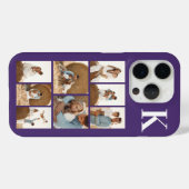 モダンな8枚の写真 紫 Case-Mate iPhoneケース (裏面 (横))